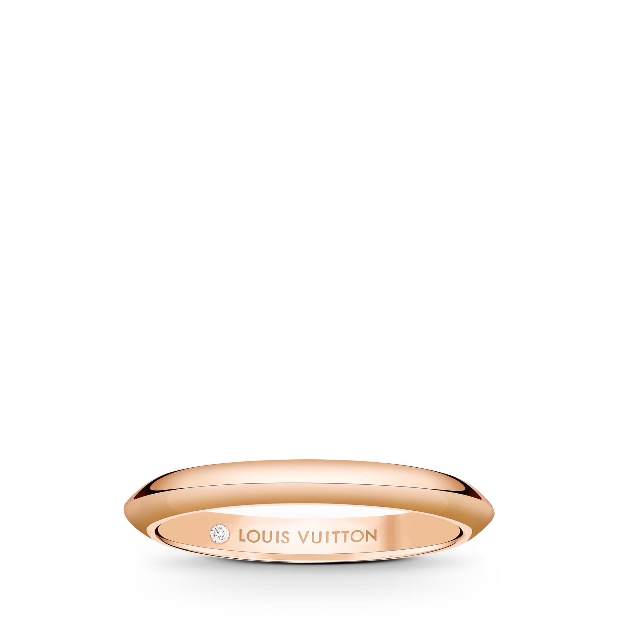 Fede nuziale LV Diamonds 2,5 mm, oro rosa  Gioielli Categorie Wedding Bands | LOUIS VUITTON (Zoom prodotto)