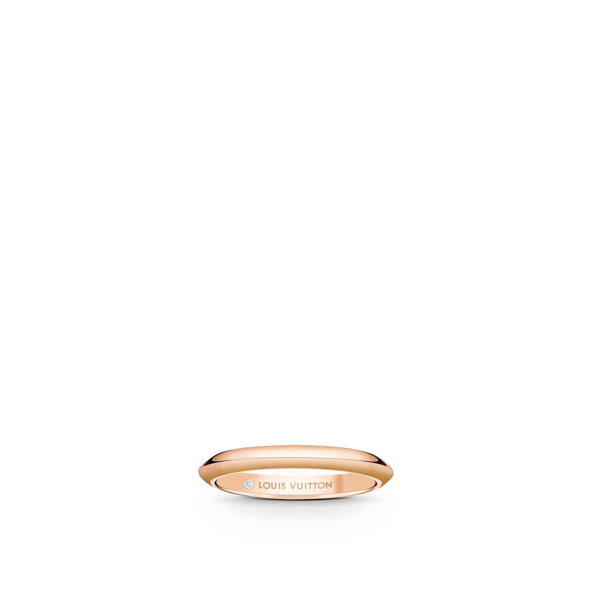 Fede nuziale LV Diamonds 2,5 mm, oro rosa  Gioielli Categorie Wedding Bands | LOUIS VUITTON (Zoom prodotto)