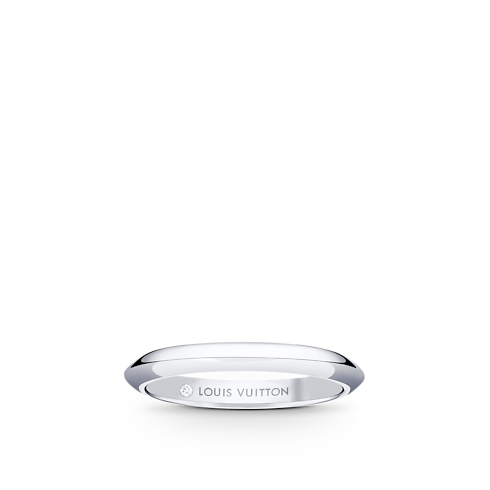 Fede nuziale LV Diamonds 2,5 mm, platino Gioielli Categorie Wedding Bands | LOUIS VUITTON (Zoom prodotto)