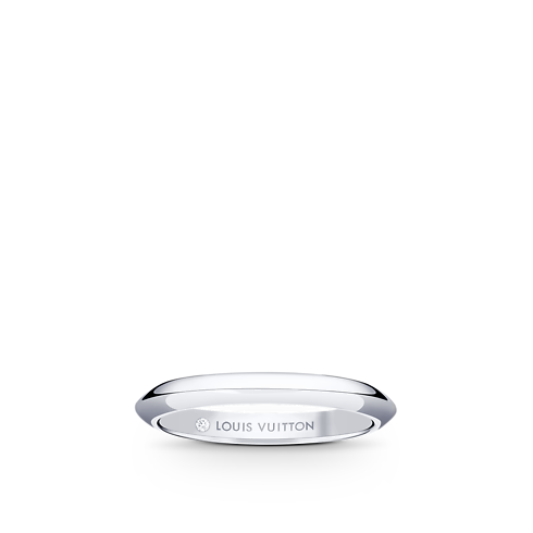 Fede nuziale LV Diamonds 2,5 mm, platino Gioielli Categorie Wedding Bands | LOUIS VUITTON (Zoom prodotto)