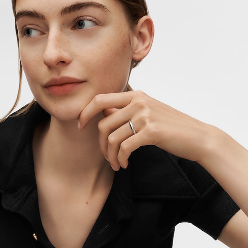 Fede nuziale LV Diamonds 3 mm, platino Gioielli Categorie Wedding Bands | LOUIS VUITTON (Zoom prodotto)