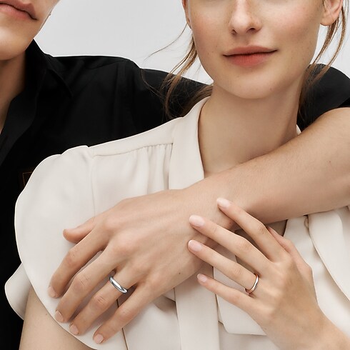 Fede nuziale LV Diamonds 4 mm, platino Gioielli Categorie Wedding Bands | LOUIS VUITTON (Zoom prodotto)