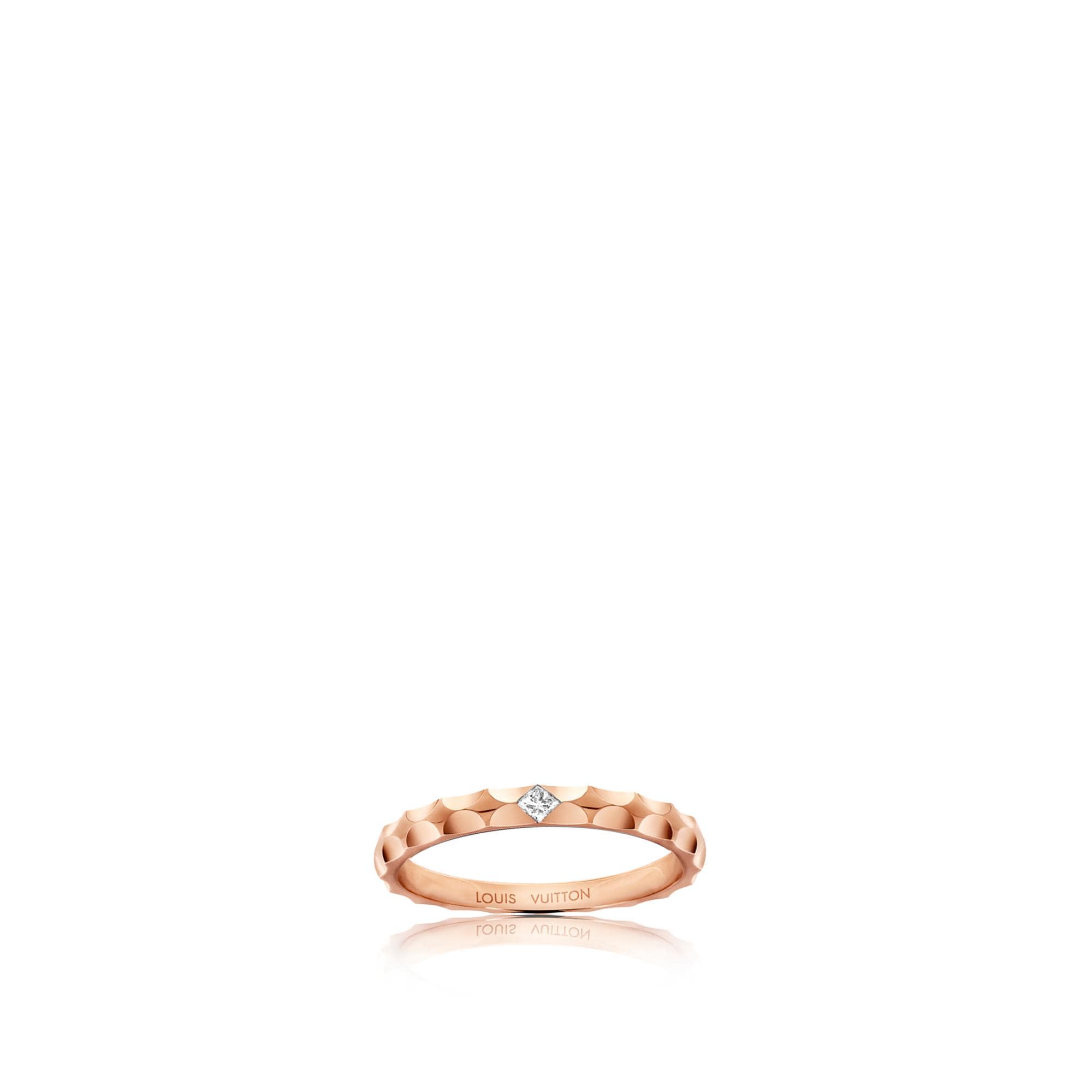 Fede nuziale Monogran Infini in oro rosa con diamante taglio princess  Gioielli Categorie Gioielli Personalizzati | LOUIS VUITTON (Zoom prodotto)