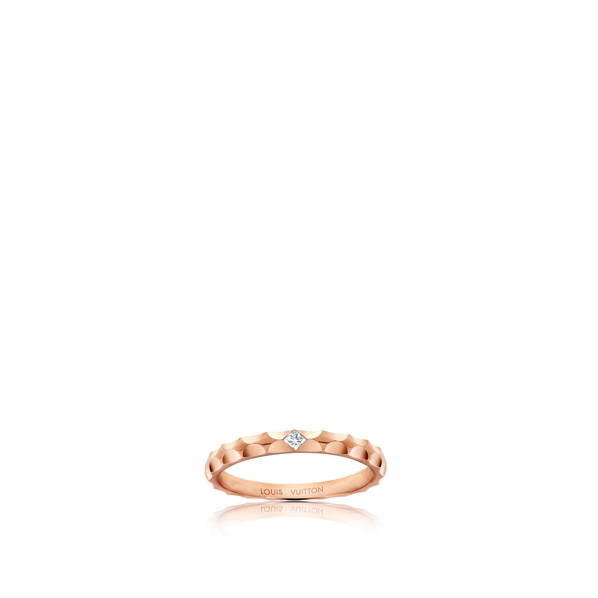 Fede nuziale Monogran Infini in oro rosa con diamante taglio princess  Gioielli Categorie Gioielli Personalizzati | LOUIS VUITTON (Zoom prodotto)