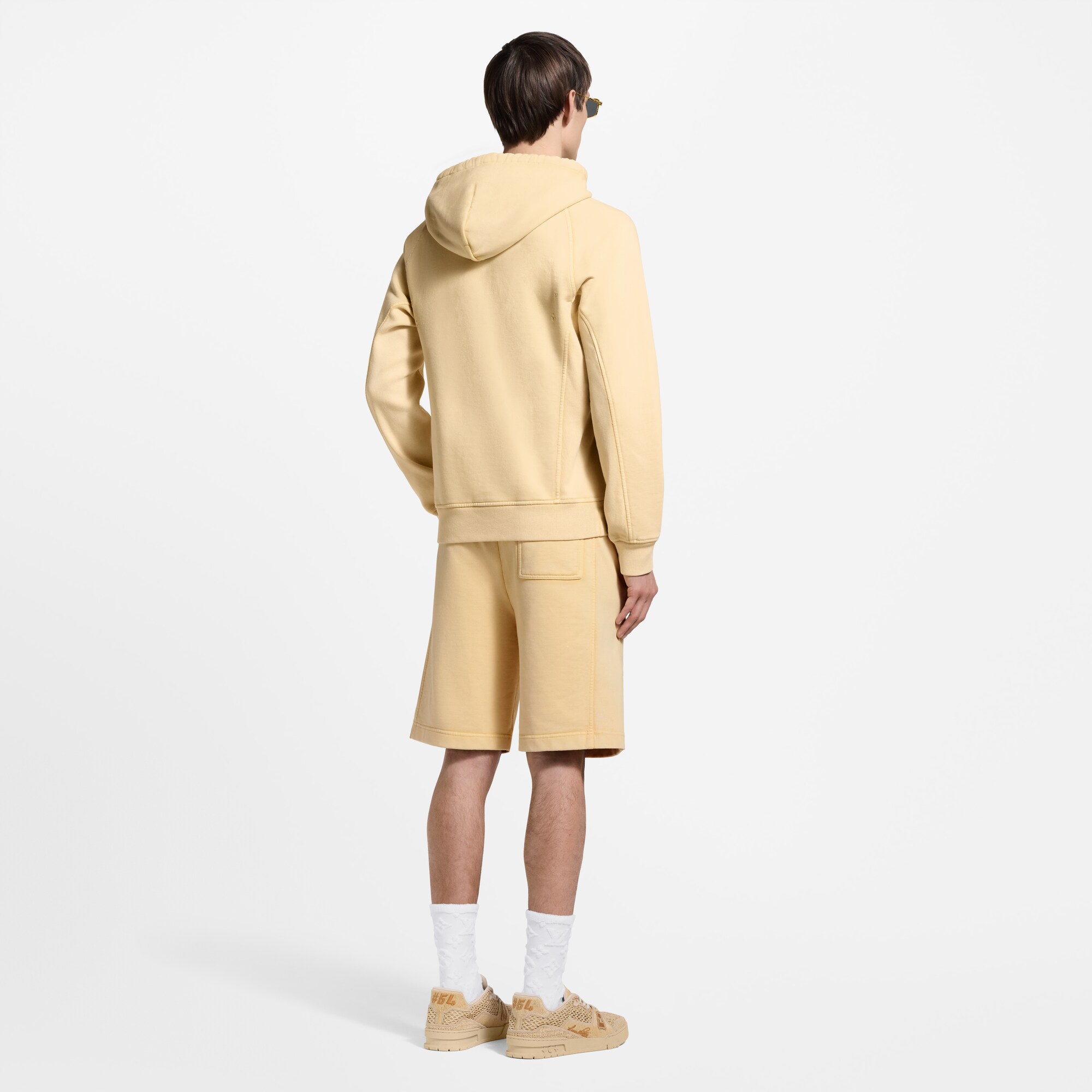 Felpa a coste effetto lavato con cappuccio  Uomo Abbigliamento Maglieria e Felpe | LOUIS VUITTON (Zoom prodotto)