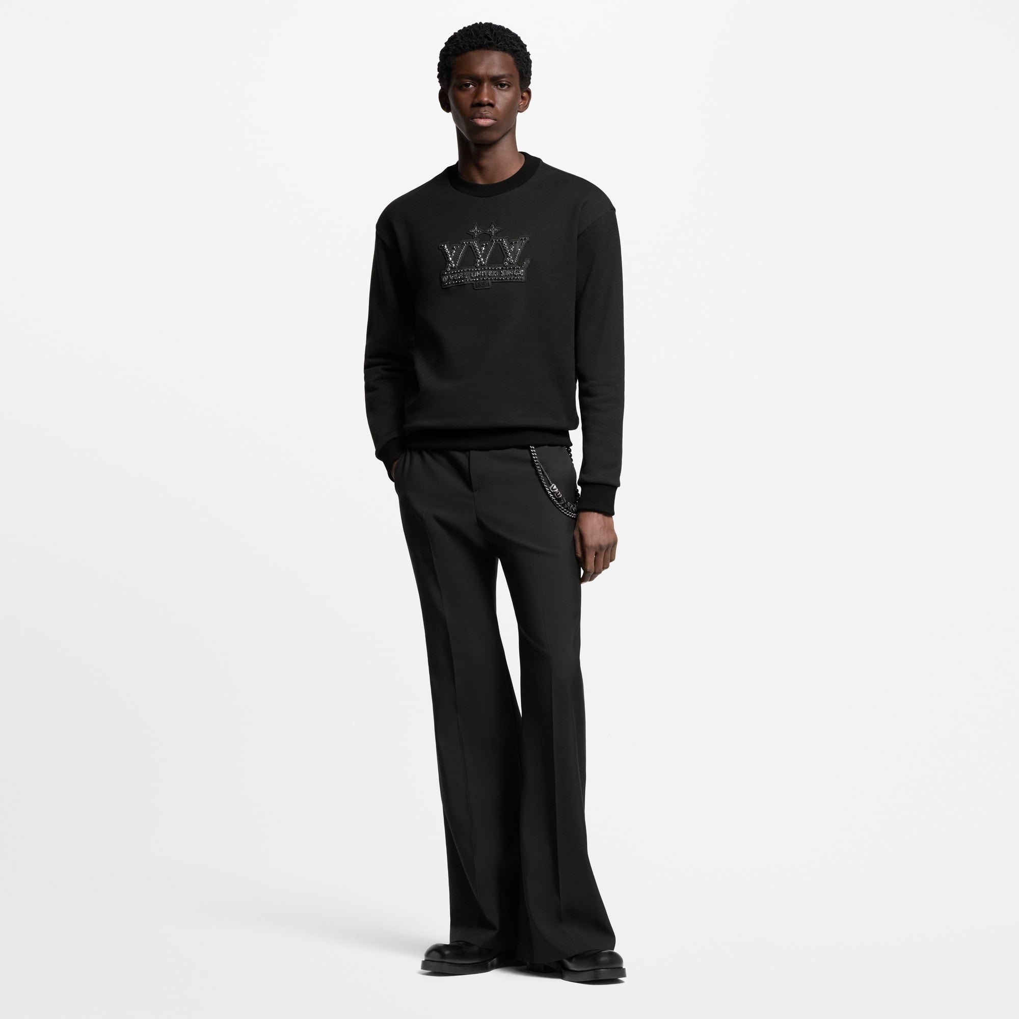 Felpa con applicazione iconica e decoro  Uomo Abbigliamento Tutti i Capi di Abbigliamento | LOUIS VUITTON (Zoom prodotto)