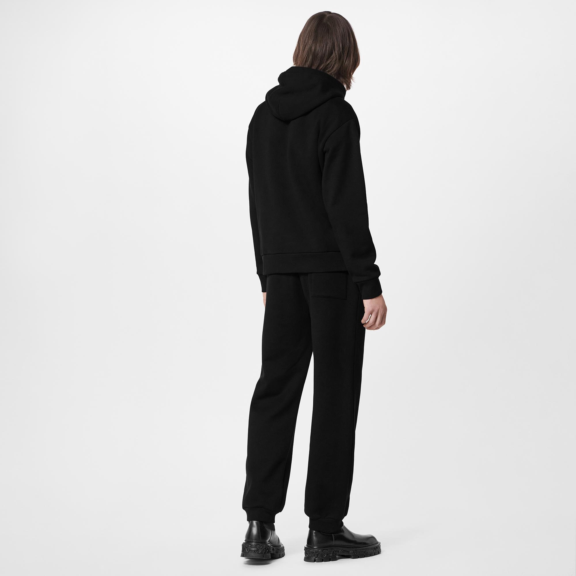 Felpa con cappuccio e firma ricamata  Uomo Abbigliamento Maglieria e Felpe | LOUIS VUITTON (Zoom prodotto)