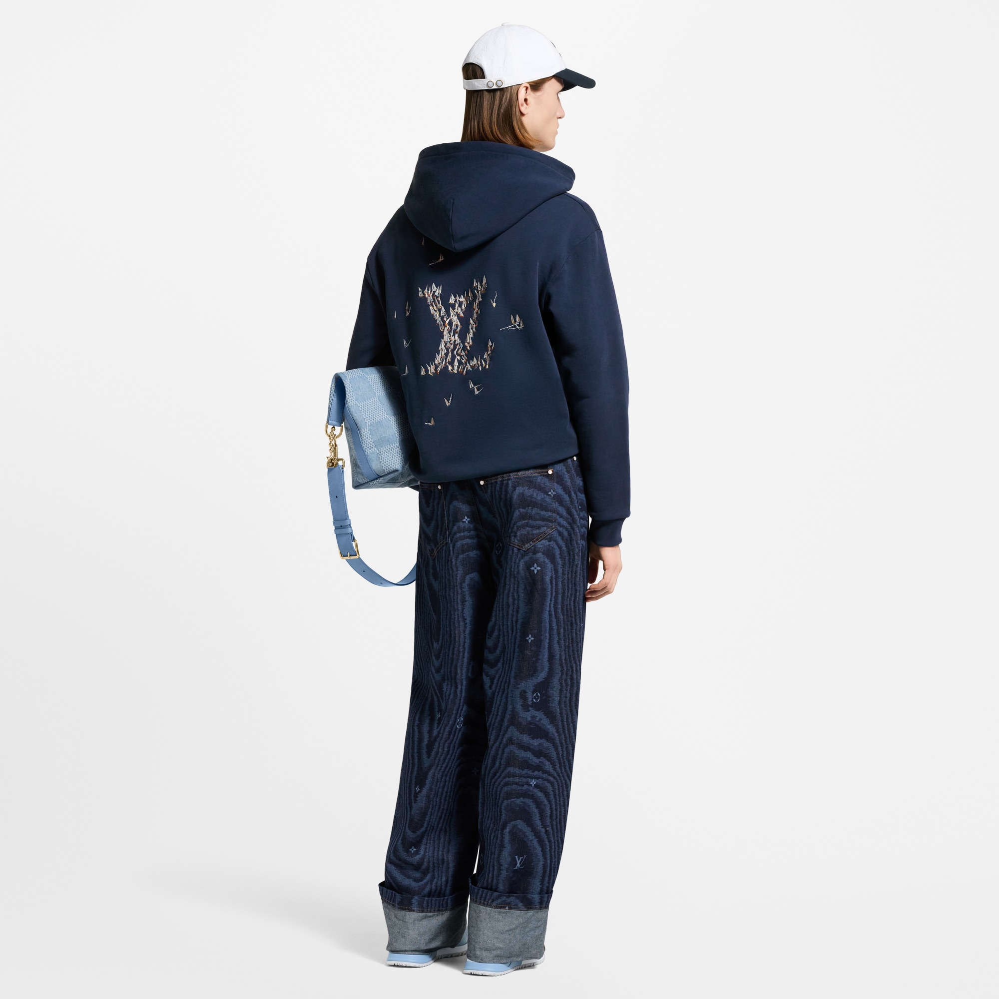 Felpa con firma ricamata  Uomo Abbigliamento Maglieria e Felpe | LOUIS VUITTON (Zoom prodotto)