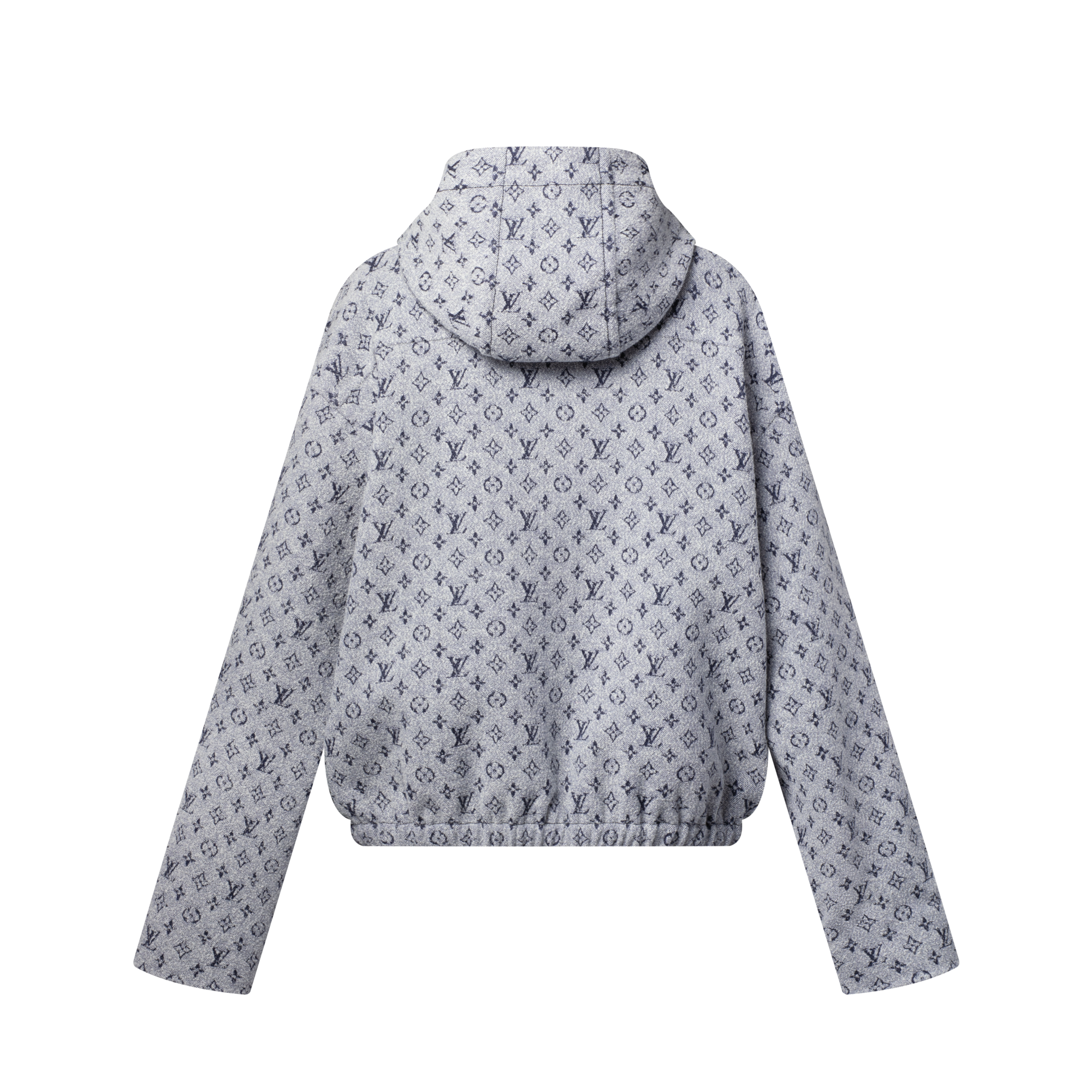 Felpa con motivo Monogram Bouclé e cappuccio  Donna Abbigliamento Cappotti e Giacche | LOUIS VUITTON (Zoom prodotto)
