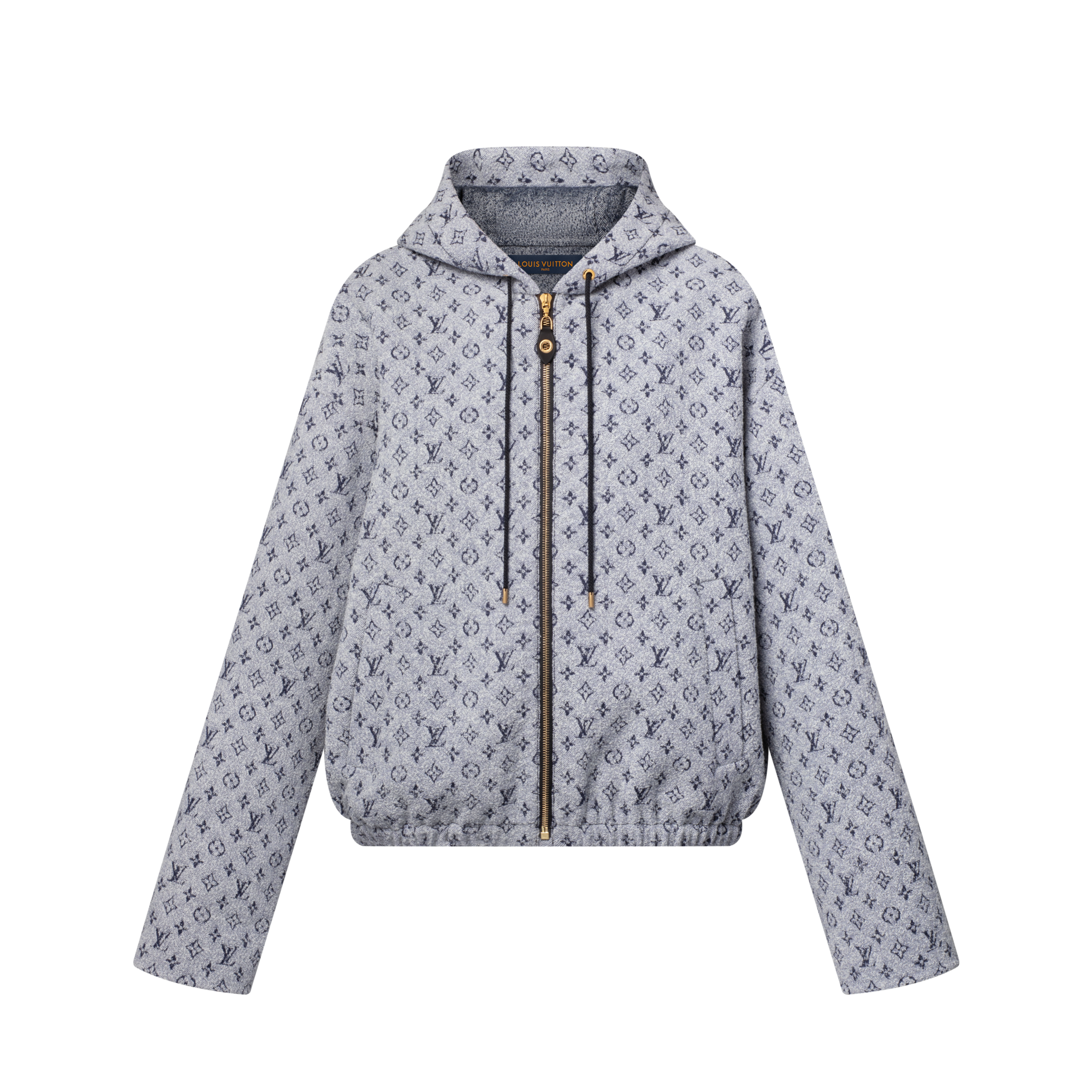 Felpa con motivo Monogram Bouclé e cappuccio  Donna Abbigliamento Cappotti e Giacche | LOUIS VUITTON (Zoom prodotto)