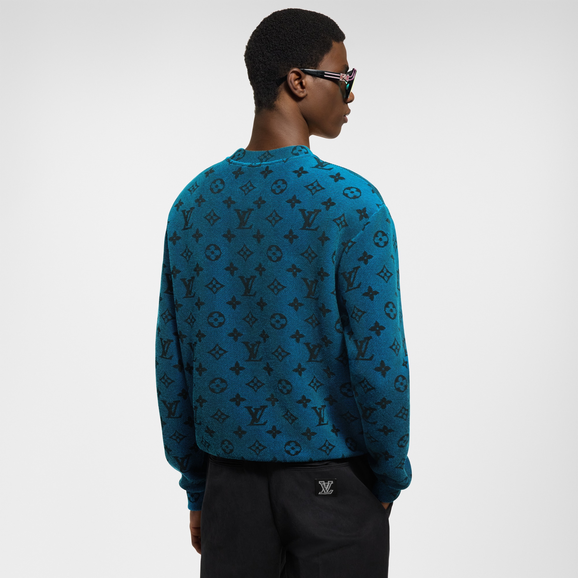 Felpa con motivo Monogram effetto iridescente  Uomo Abbigliamento Maglieria e Felpe | LOUIS VUITTON (Zoom prodotto)