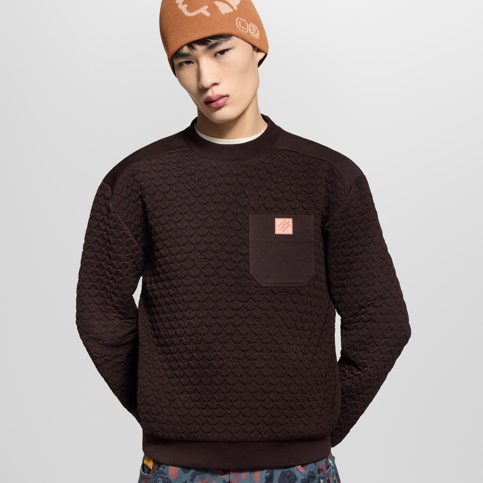 Felpa con motivo Monogram trapuntato  Uomo Abbigliamento Tutti i Capi di Abbigliamento | LOUIS VUITTON (Zoom prodotto)