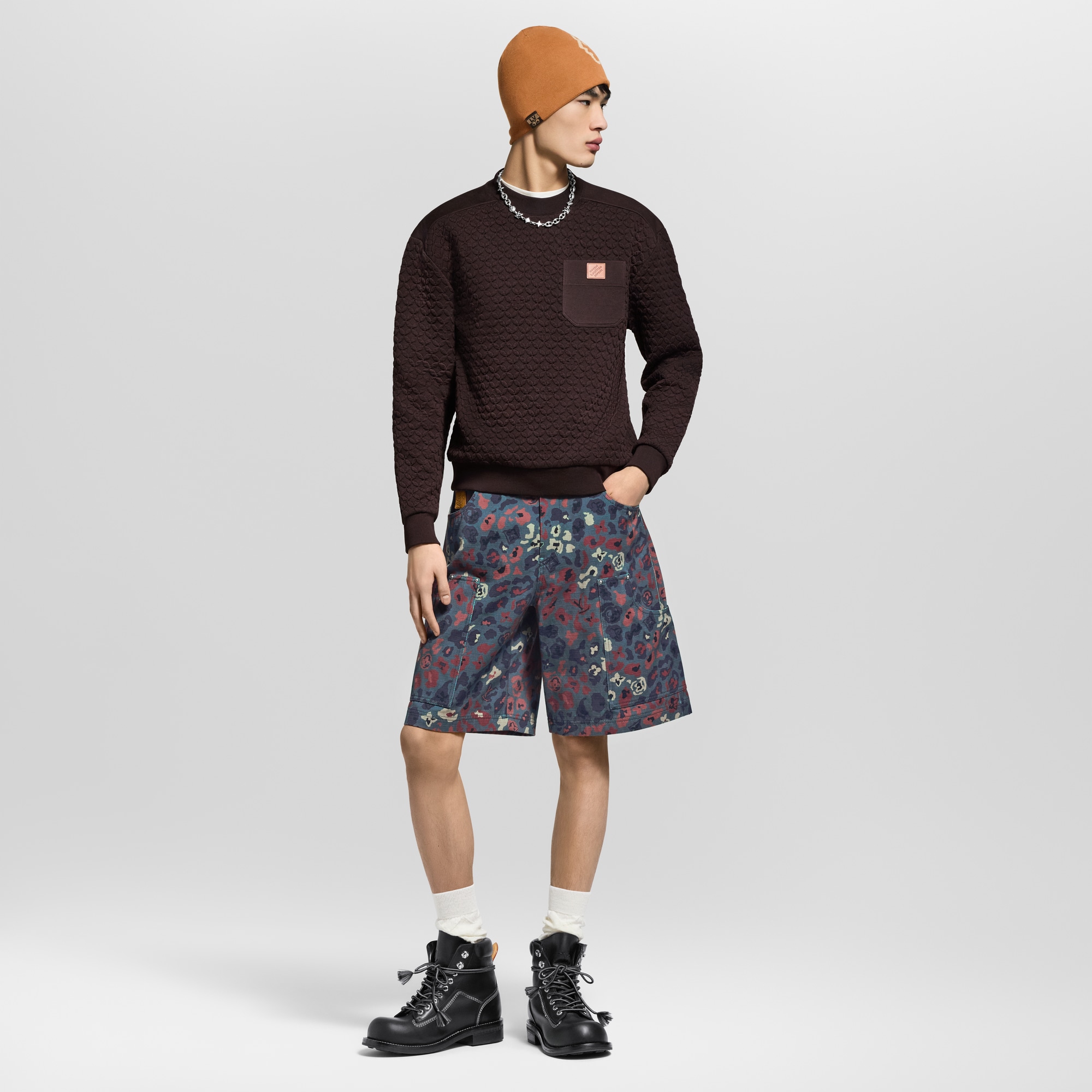 Felpa con motivo Monogram trapuntato  Uomo Abbigliamento Tutti i Capi di Abbigliamento | LOUIS VUITTON (Zoom prodotto)