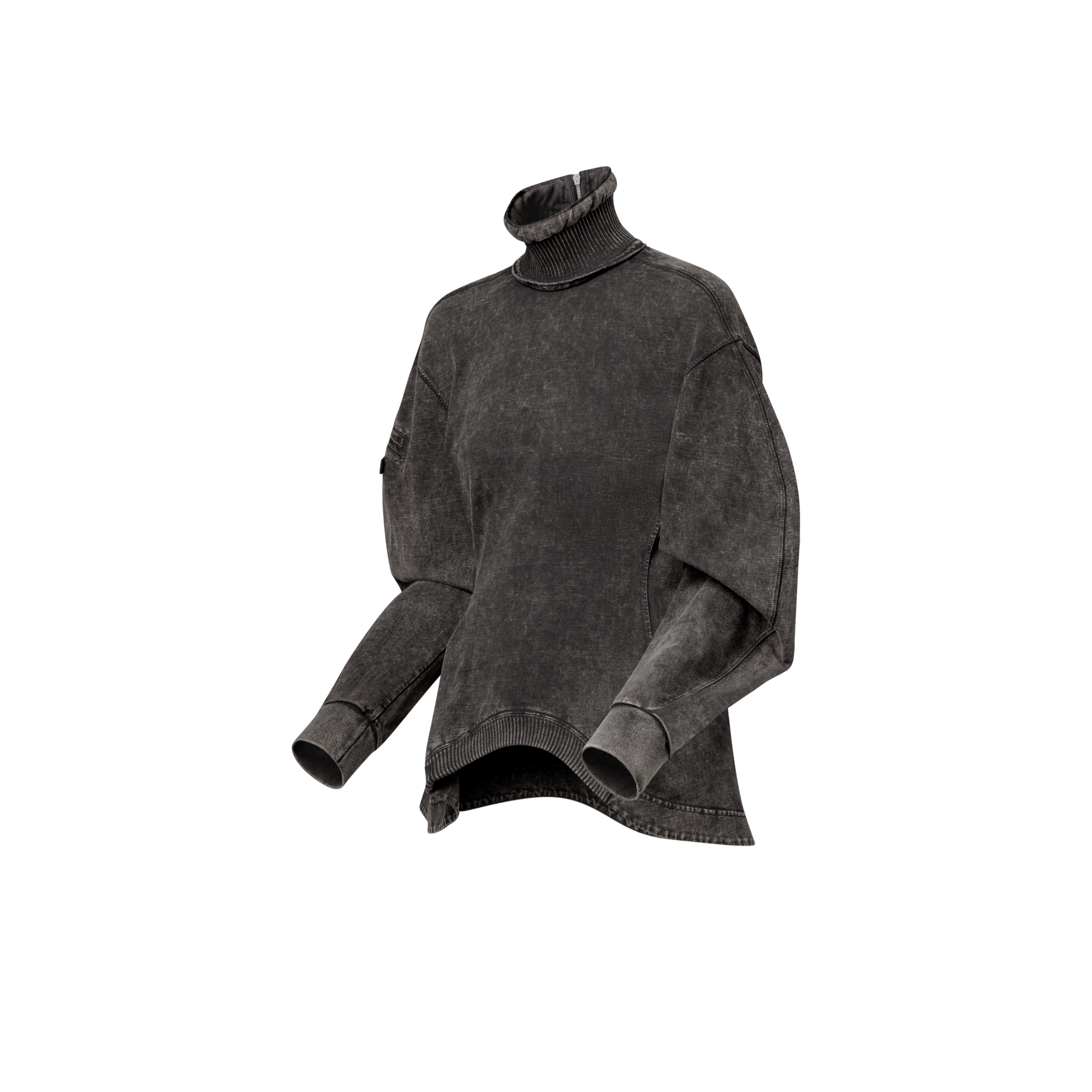 Felpa con orlo arrotondato  Donna Abbigliamento Camicie e T-Shirt | LOUIS VUITTON (Zoom prodotto)