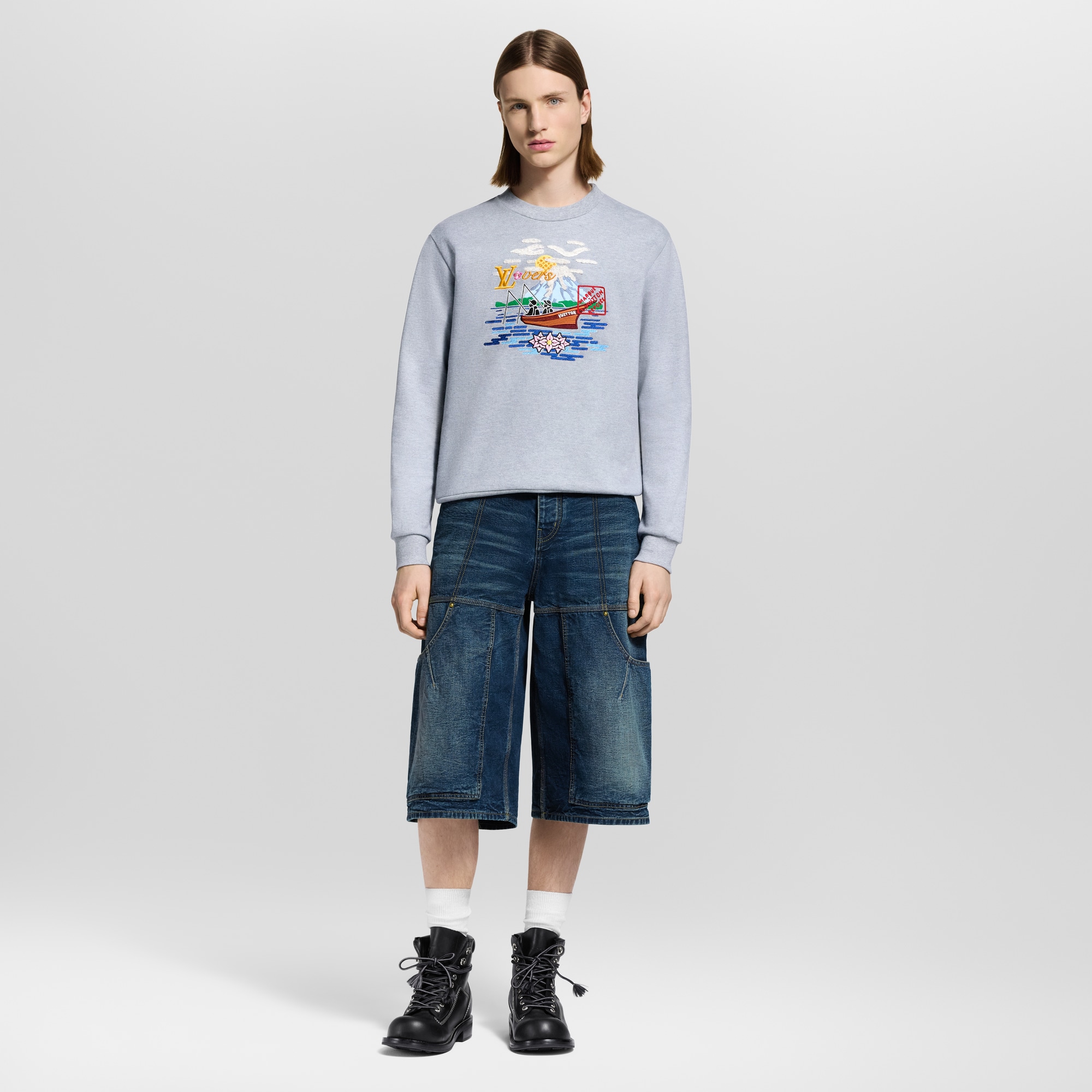 Felpa con ricami  Uomo Abbigliamento Tutti i Capi di Abbigliamento | LOUIS VUITTON (Zoom prodotto)