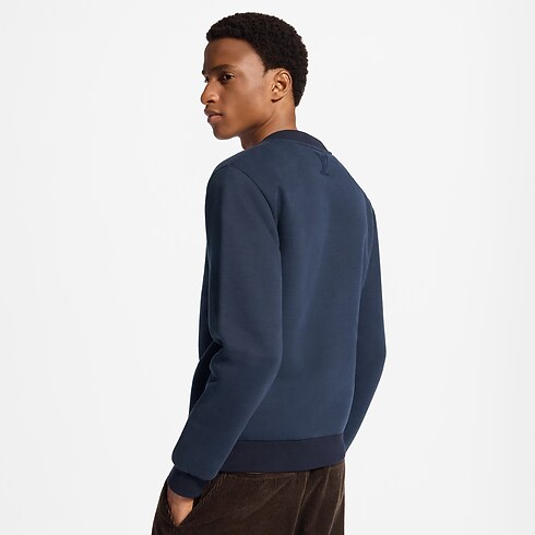 Felpa girocollo con motivo Monogram agugliato Uomo Abbigliamento Tutti i Capi di Abbigliamento | LOUIS VUITTON (Zoom prodotto)