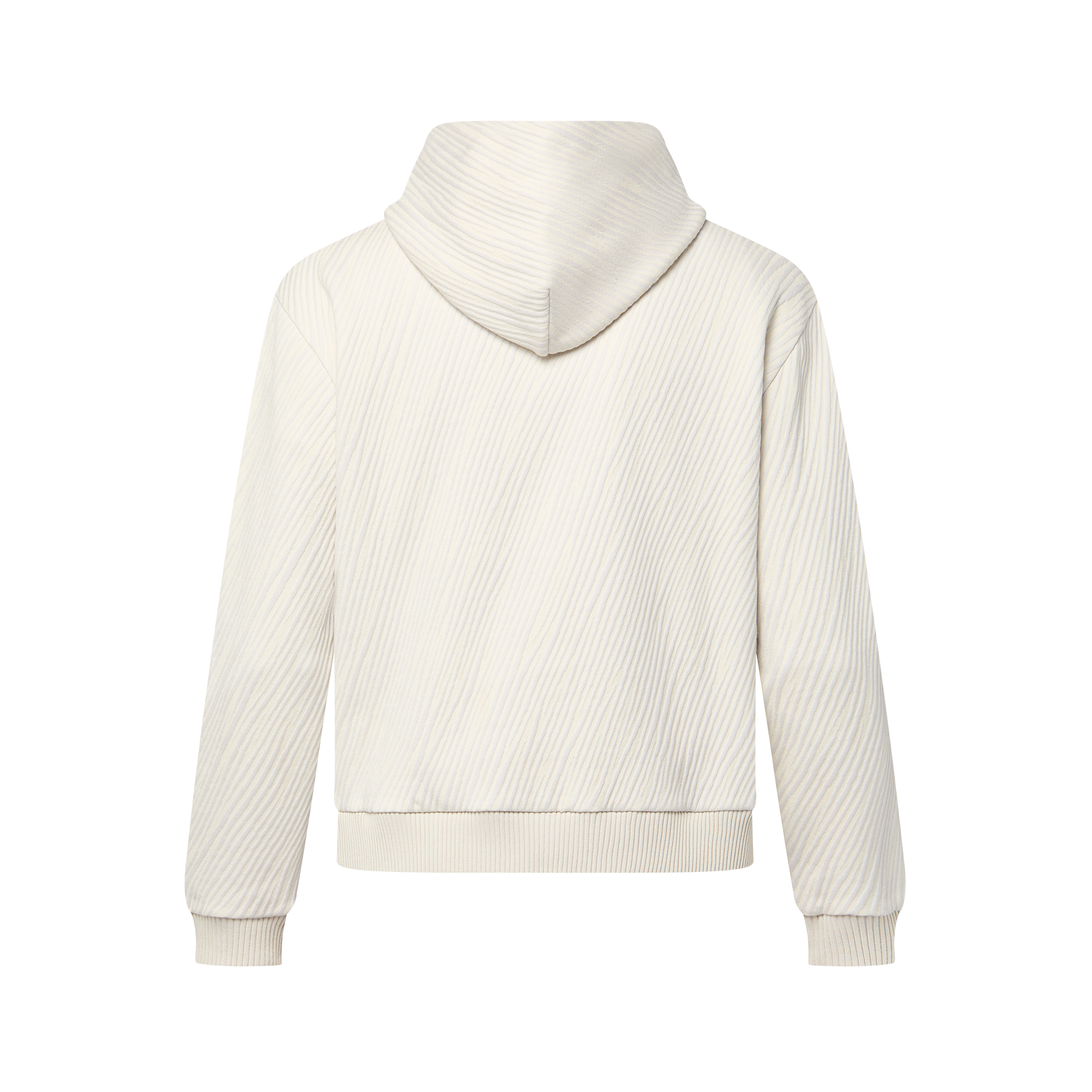 Felpa in jersey di misto cotone con lavorazione jacquard e cappuccio  Uomo Abbigliamento Tutti i Capi di Abbigliamento | LOUIS VUITTON (Zoom prodotto)