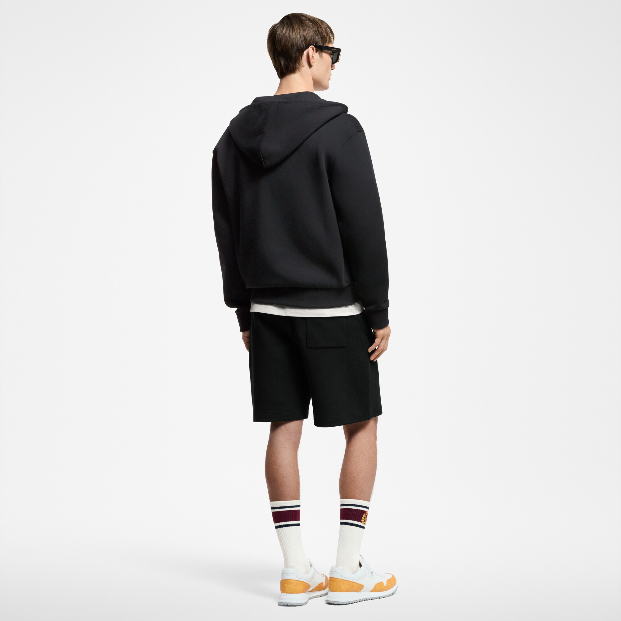 Felpa in jersey ricamata con cappuccio e zip  Uomo Abbigliamento Tutti i Capi di Abbigliamento | LOUIS VUITTON (Zoom prodotto)