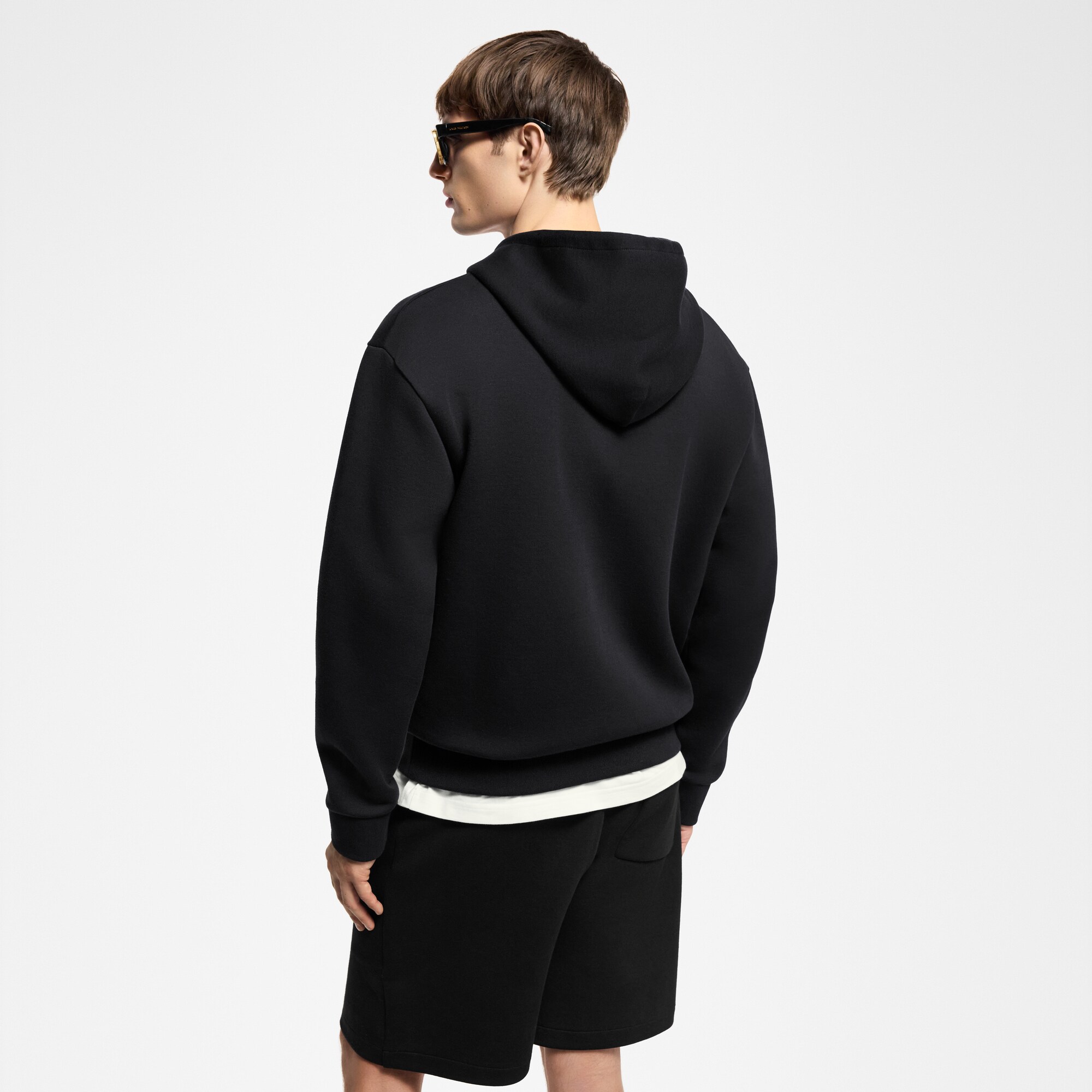 Felpa in jersey ricamata con cappuccio e zip  Uomo Abbigliamento Tutti i Capi di Abbigliamento | LOUIS VUITTON (Zoom prodotto)