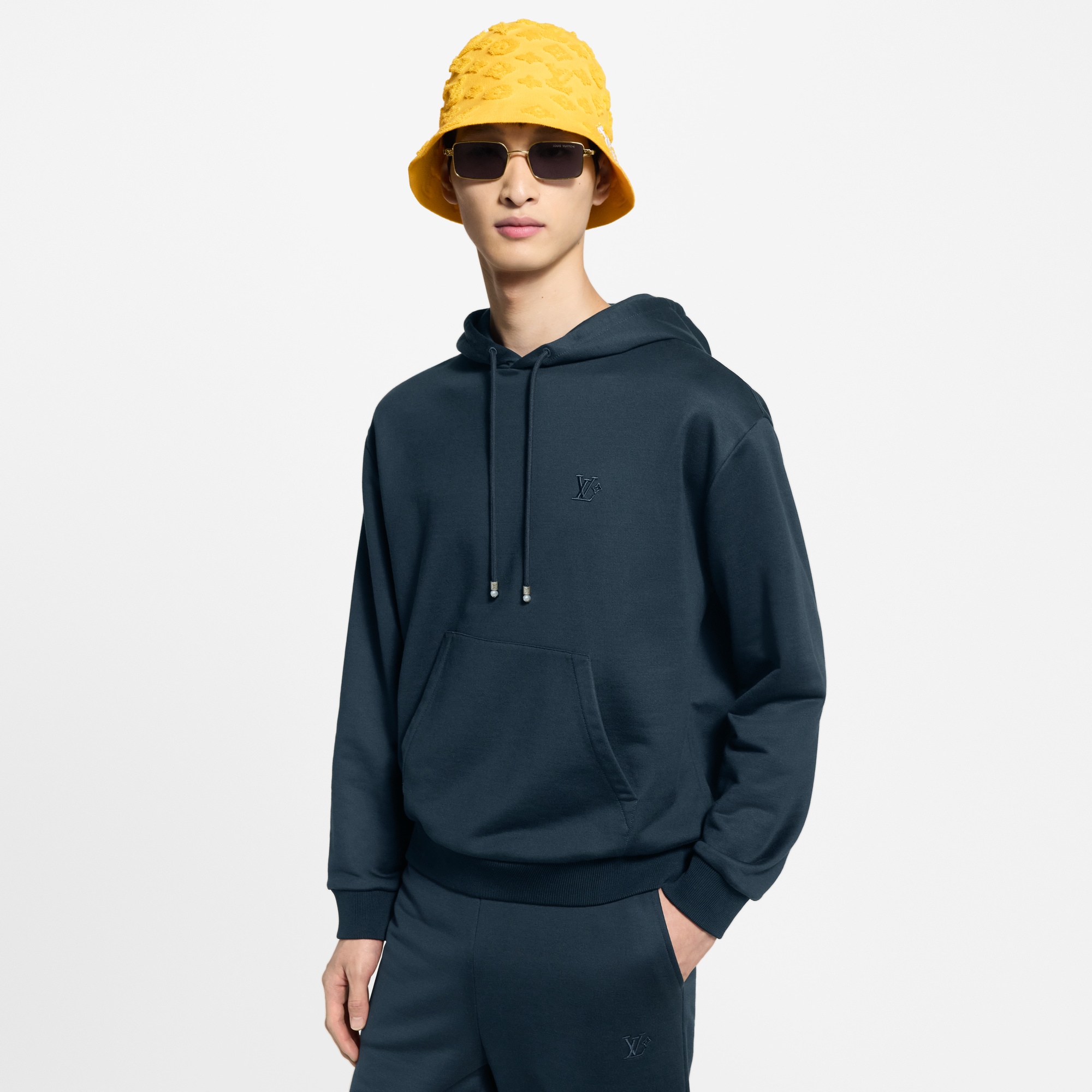 Felpa in misto seta con motivo iconico  Uomo Abbigliamento Maglieria e Felpe | LOUIS VUITTON (Zoom prodotto)