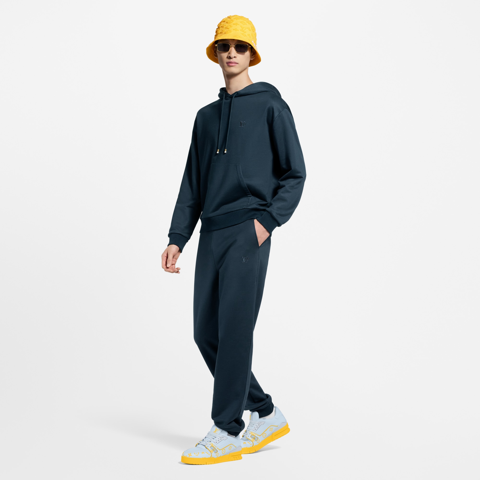 Felpa in misto seta con motivo iconico  Uomo Abbigliamento Maglieria e Felpe | LOUIS VUITTON (Zoom prodotto)