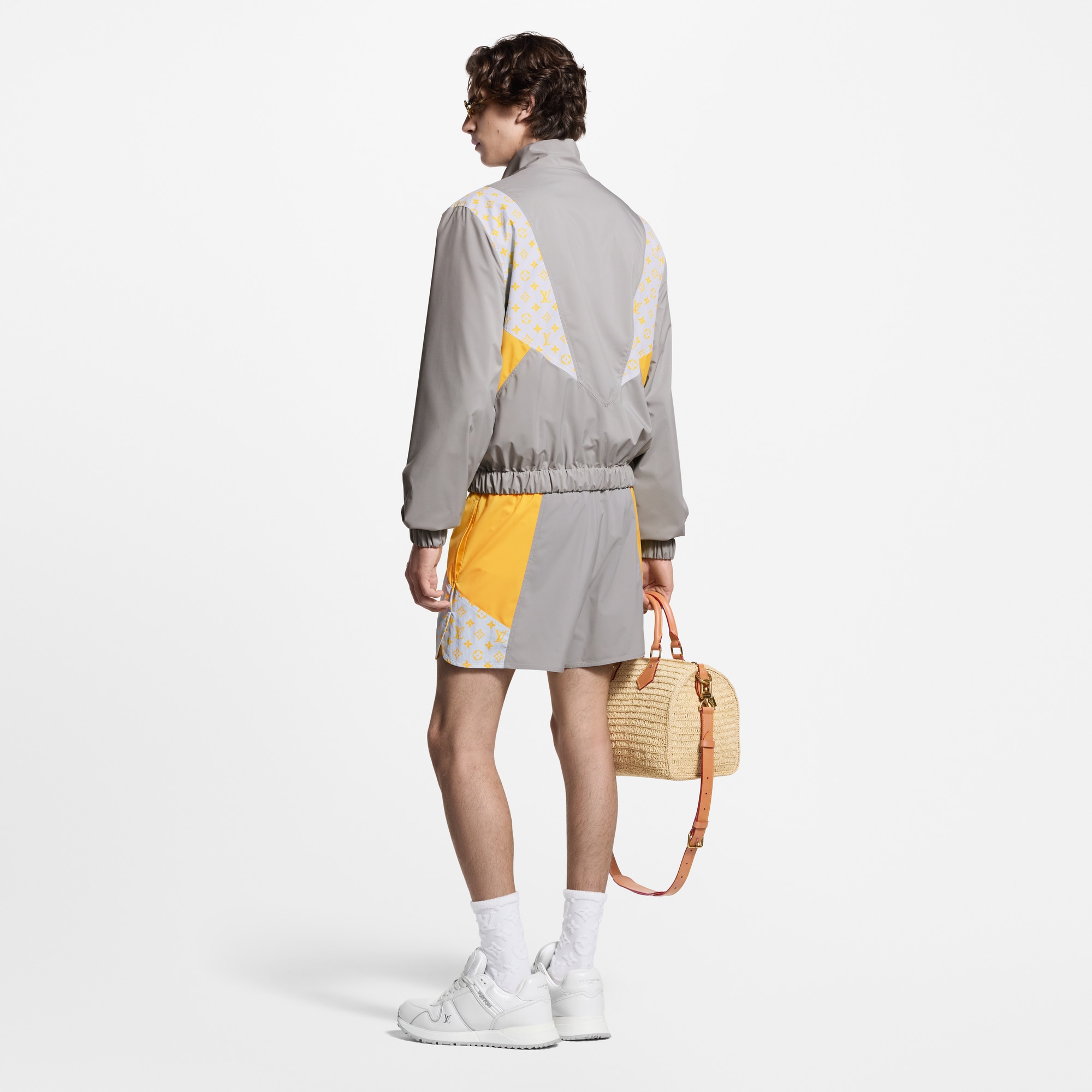 Felpa sportiva con motivo Monogram  Uomo Abbigliamento Capispalla e Cappotti | LOUIS VUITTON (Zoom prodotto)