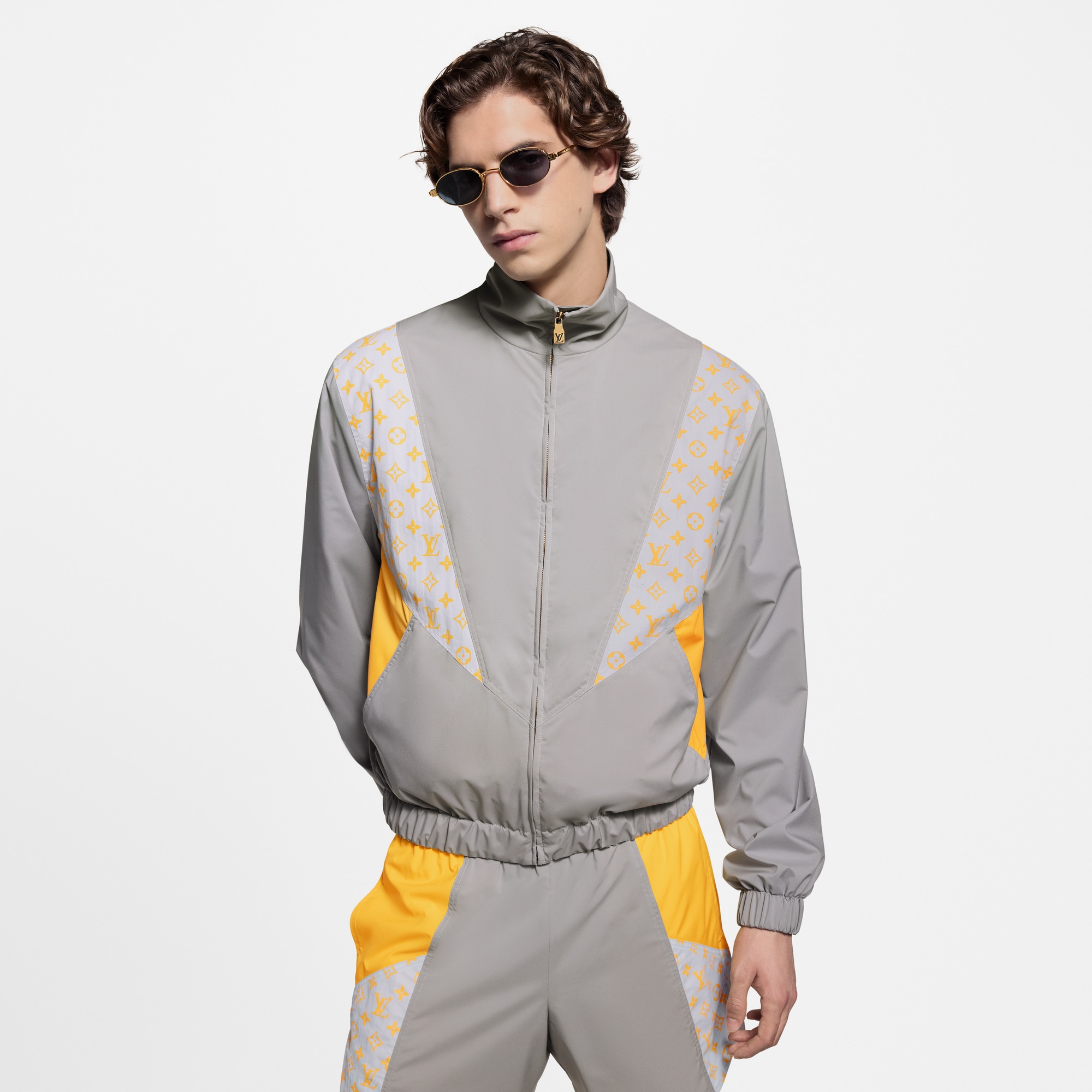 Felpa sportiva con motivo Monogram  Uomo Abbigliamento Capispalla e Cappotti | LOUIS VUITTON (Zoom prodotto)