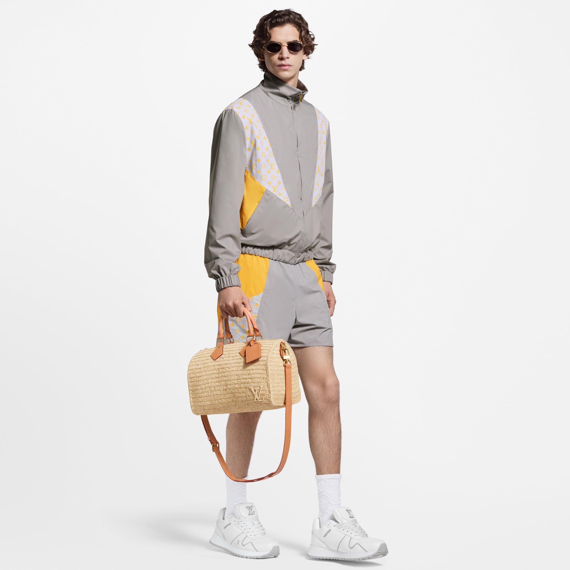 Felpa sportiva con motivo Monogram  Uomo Abbigliamento Capispalla e Cappotti | LOUIS VUITTON (Zoom prodotto)