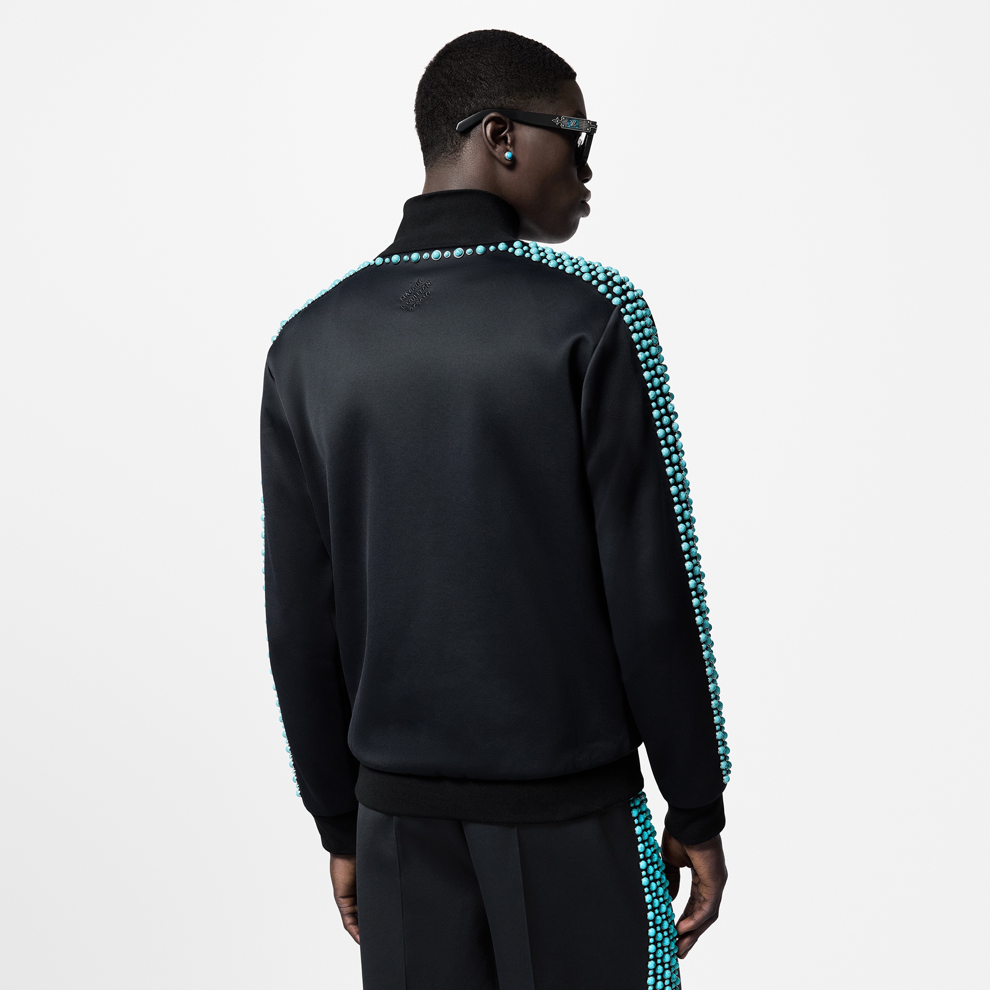 Felpa sportiva in cotone con decori  Uomo Abbigliamento Capispalla e Cappotti | LOUIS VUITTON (Zoom prodotto)