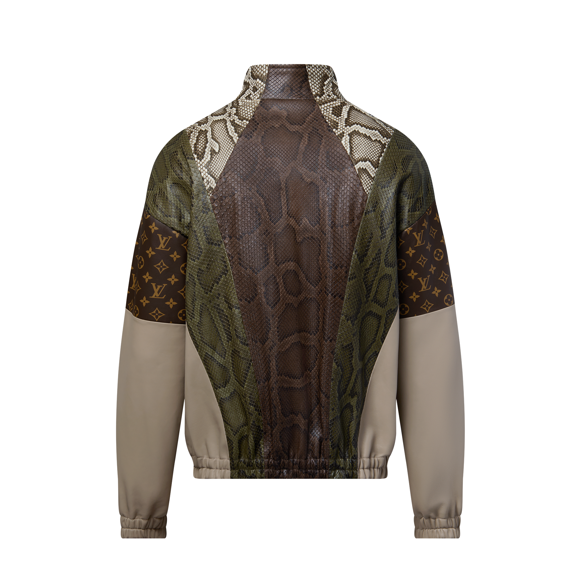 Felpa sportiva in pelle di pitone  Uomo Abbigliamento Capispalla e Cappotti | LOUIS VUITTON (Zoom prodotto)