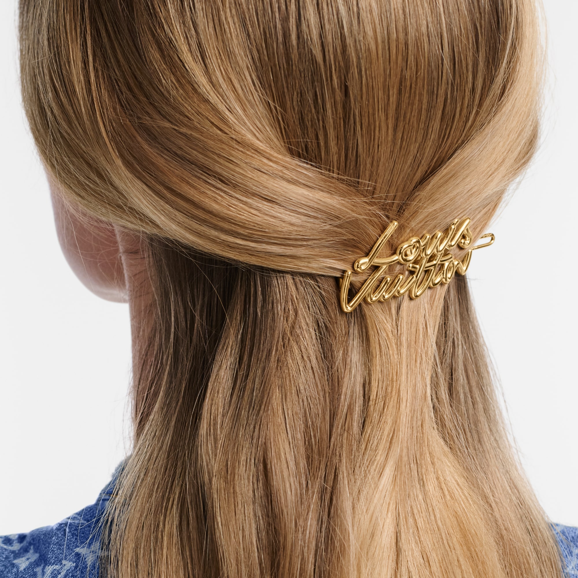 Fermaglio per capelli LV Script S00 Donna Accessori Accessori per Capelli | LOUIS VUITTON (Zoom prodotto)