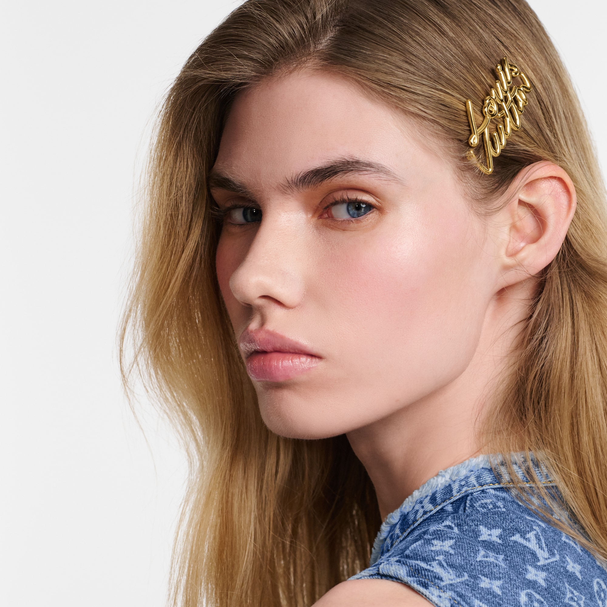 Fermaglio per capelli LV Script S00 Donna Accessori Accessori per Capelli | LOUIS VUITTON (Zoom prodotto)