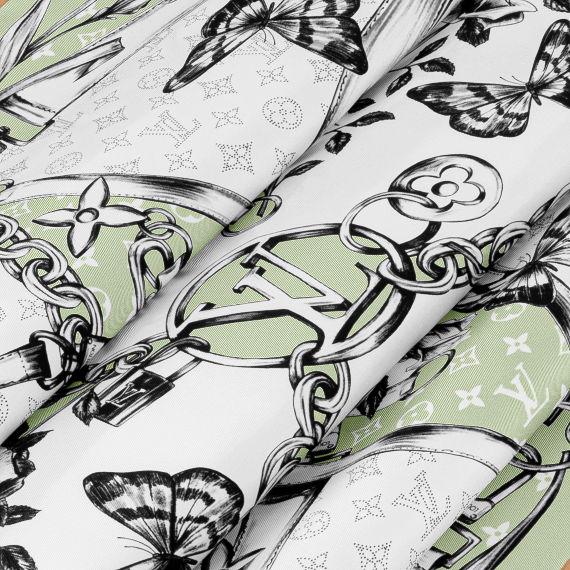 Foulard Blooming Monogram 90 S00 Donna Accessori Foulard in seta e Bandeaux | LOUIS VUITTON (Zoom prodotto)