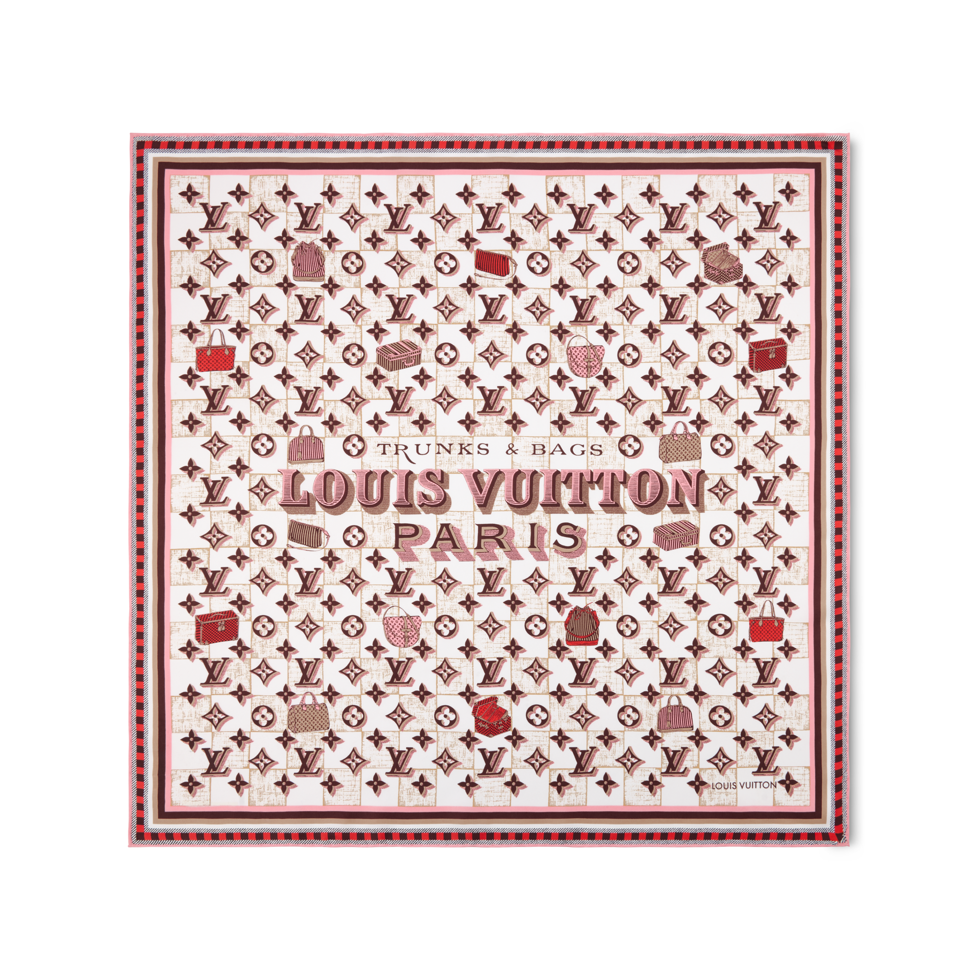 Foulard Damiergram 70 S00 Donna Accessori Foulard in seta e Bandeaux | LOUIS VUITTON (Zoom prodotto)