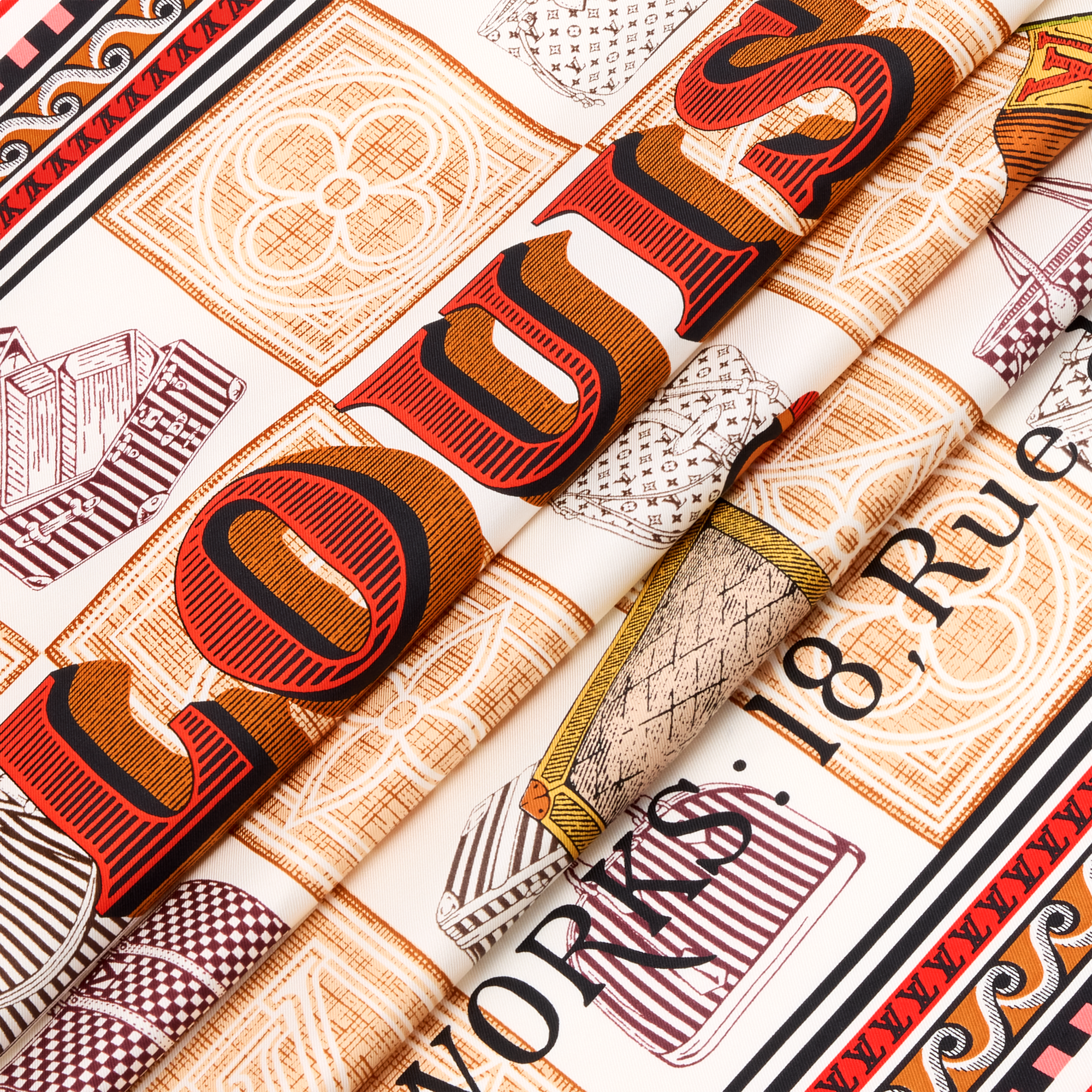 Foulard Damiergram 90 S00 Donna Accessori Foulard in seta e Bandeaux | LOUIS VUITTON (Zoom prodotto)