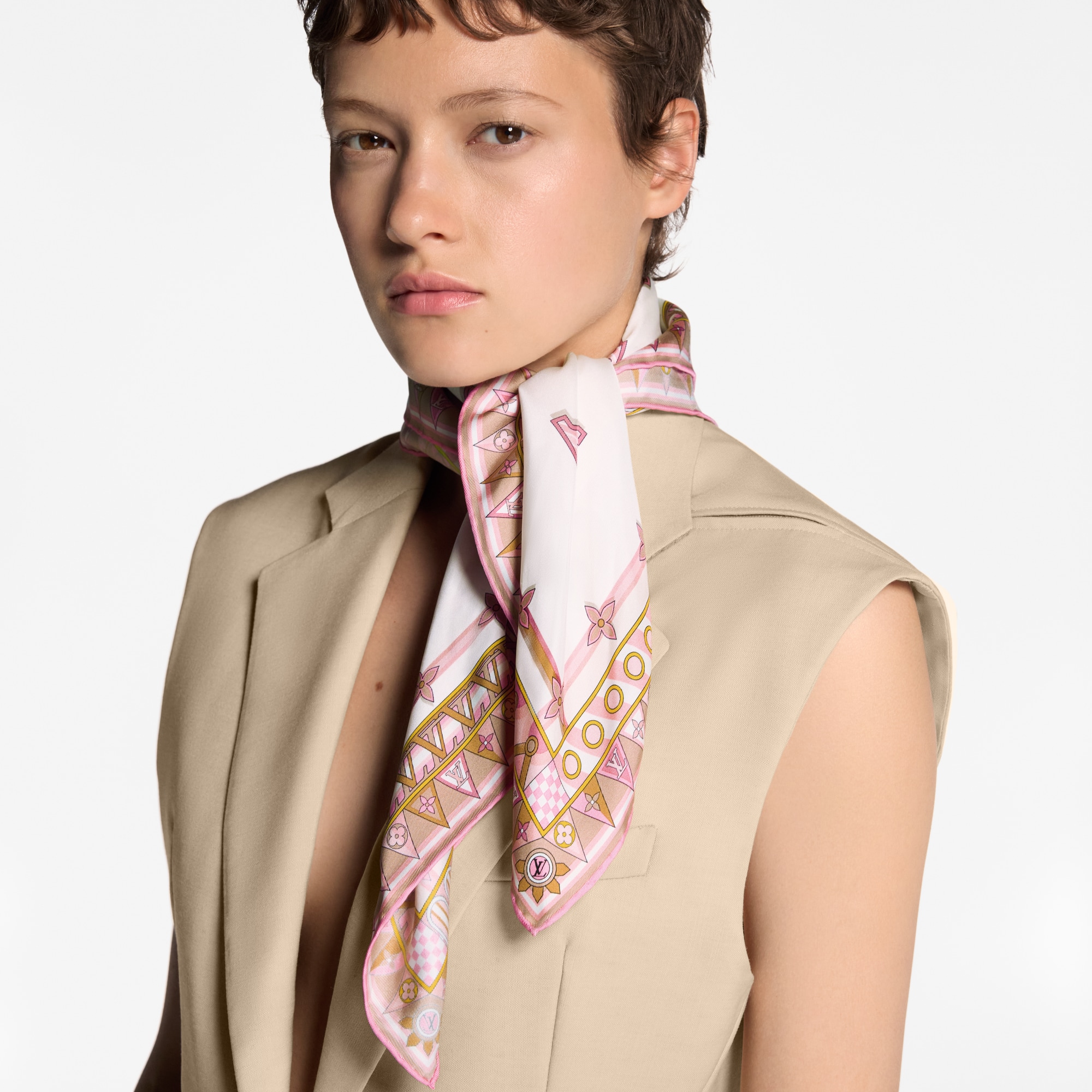 Foulard From The Cloud 70 S00 Donna Accessori Foulard in seta e Bandeaux | LOUIS VUITTON (Zoom prodotto)