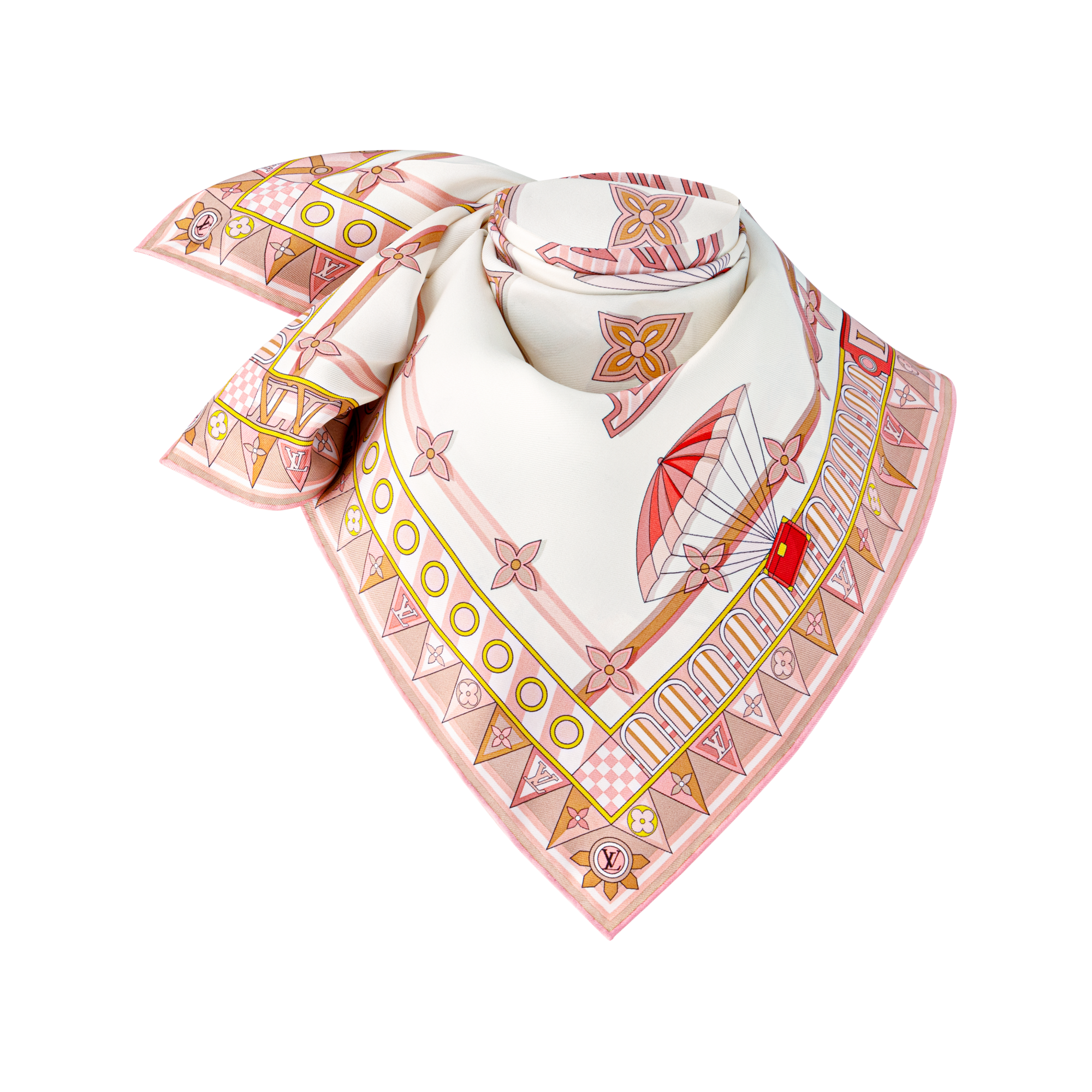 Foulard From The Cloud 70 S00 Donna Accessori Foulard in seta e Bandeaux | LOUIS VUITTON (Zoom prodotto)