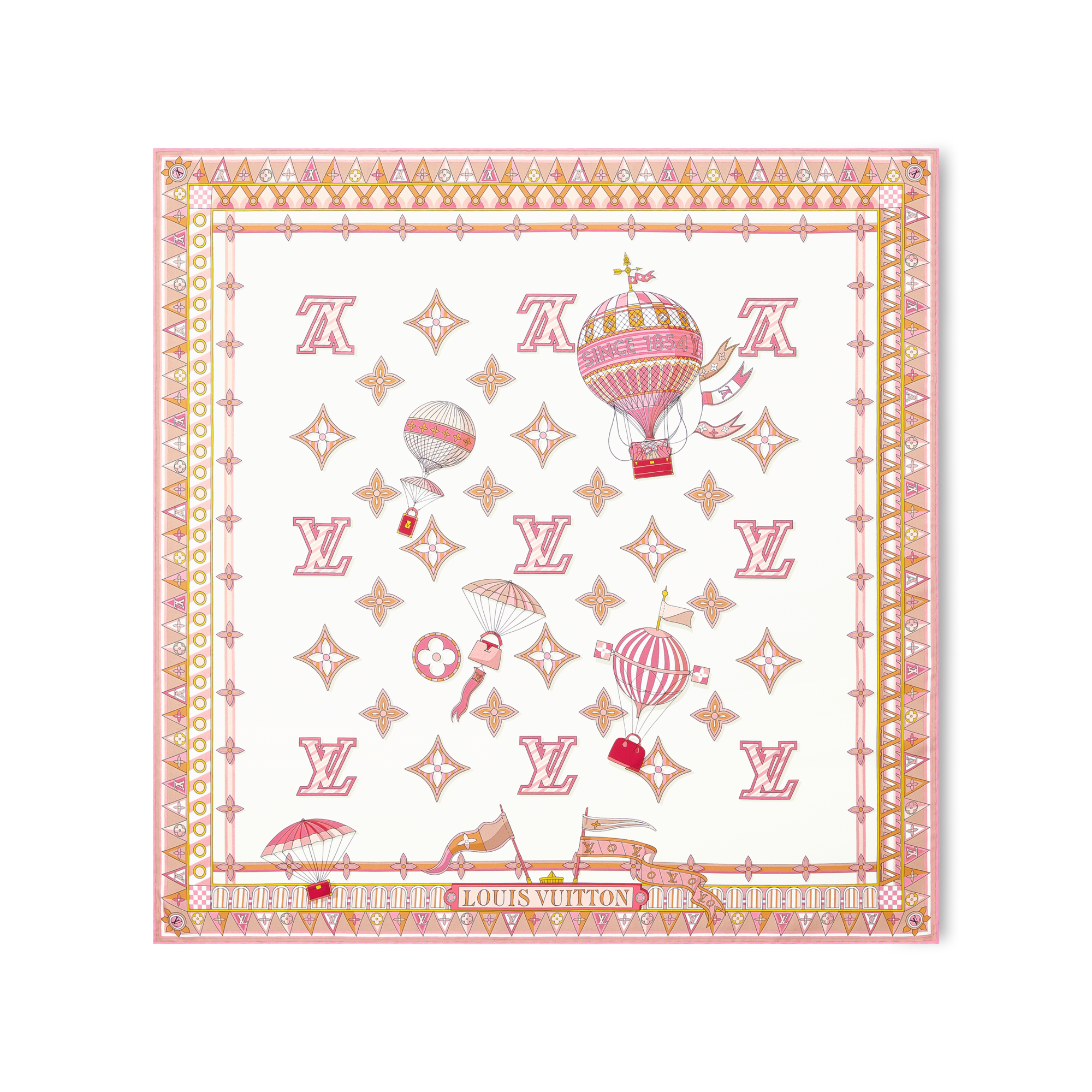 Foulard From The Cloud 70 S00 Donna Accessori Foulard in seta e Bandeaux | LOUIS VUITTON (Zoom prodotto)
