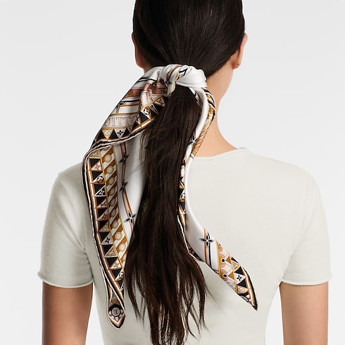 Foulard From The Cloud 70 S00 Donna Accessori Foulard in seta e Bandeaux | LOUIS VUITTON (Zoom prodotto)
