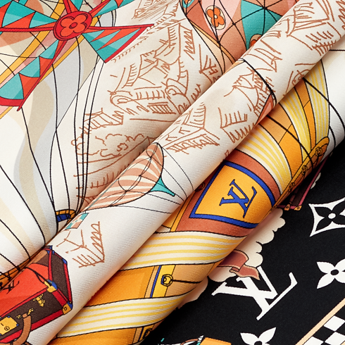 Foulard From The Cloud 90 S00 Donna Accessori Foulard in seta e Bandeaux | LOUIS VUITTON (Zoom prodotto)