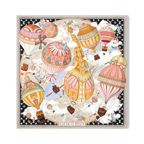 Foulard From The Cloud 90 S00 Donna Accessori Foulard in seta e Bandeaux | LOUIS VUITTON (Zoom prodotto)