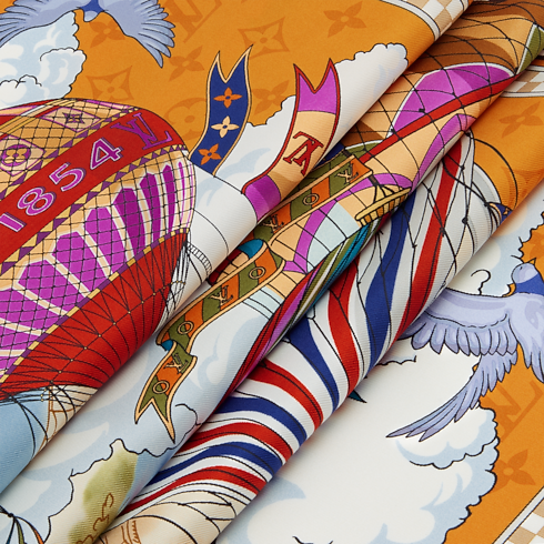 Foulard From The Cloud 90 S00 Donna Accessori Foulard in seta e Bandeaux | LOUIS VUITTON (Zoom prodotto)