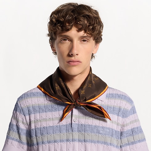 Foulard in seta LV Monogram S00 Uomo Accessori Tutti gli accessori | LOUIS VUITTON (Zoom prodotto)