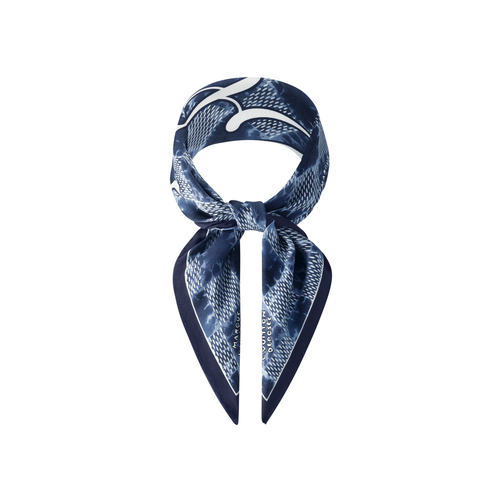 Foulard in seta Splash Damier S00 Uomo Accessori Seta e bandane | LOUIS VUITTON (Zoom prodotto)