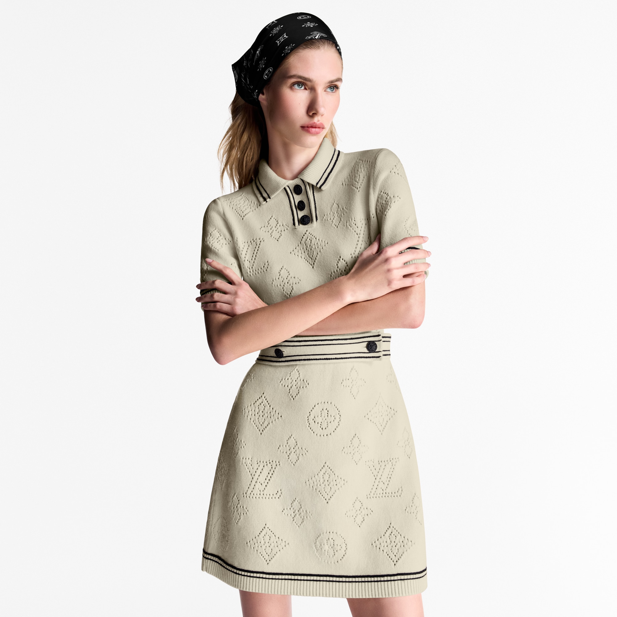 Foulard LV Bandana 55 S00 Donna Accessori Foulard in seta e Bandeaux | LOUIS VUITTON (Zoom prodotto)