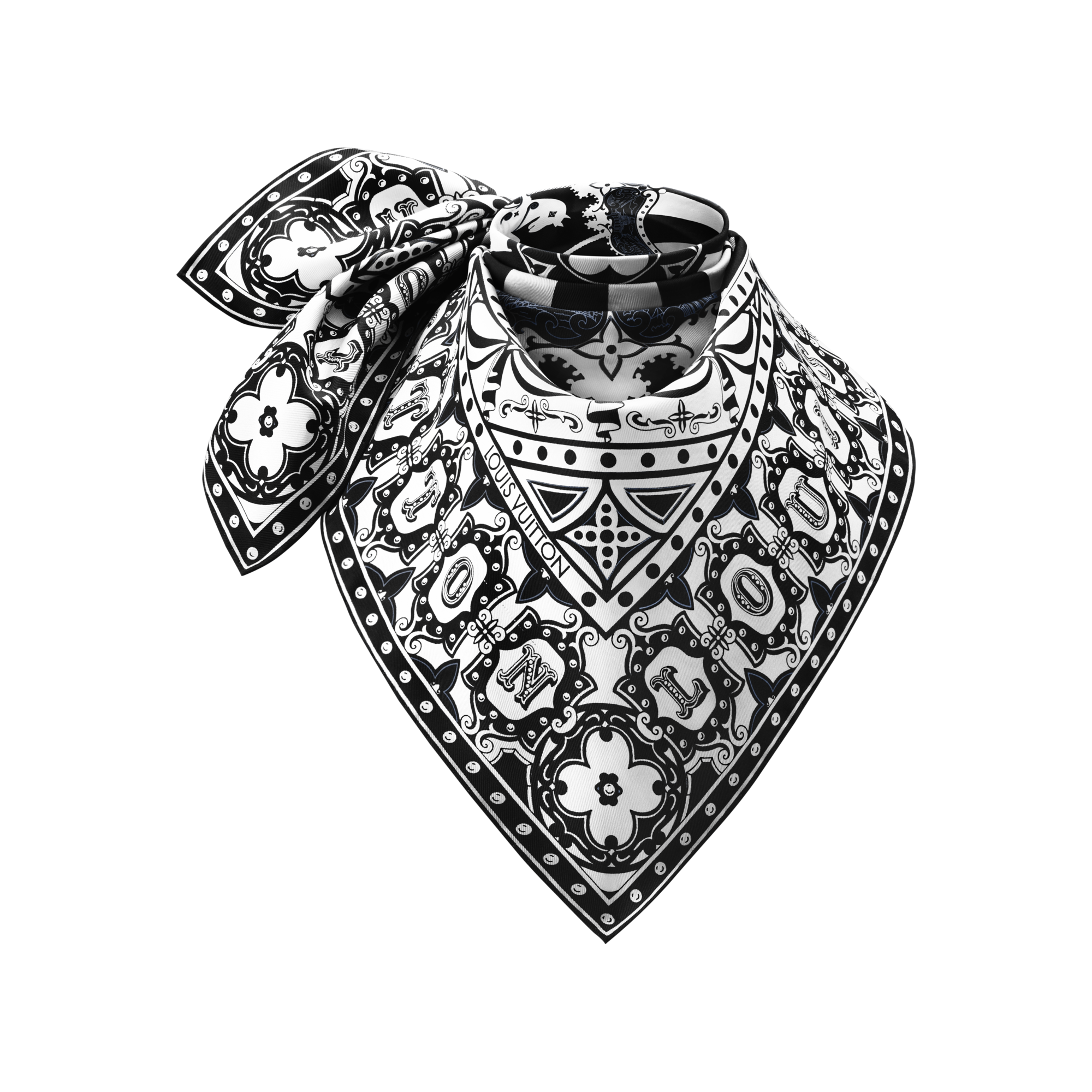 Foulard LV Carrousel 70 S00 Donna Accessori Foulard in seta e Bandeaux | LOUIS VUITTON (Zoom prodotto)