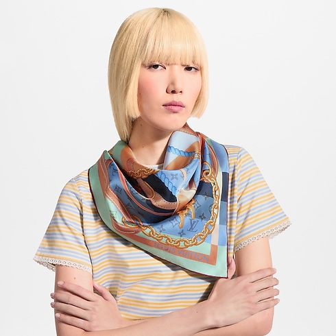 Foulard LV Classic Strap 90 S00 Donna Accessori Foulard in seta e Bandeaux | LOUIS VUITTON (Zoom prodotto)