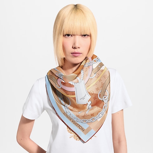 Foulard LV Classic Strap 90 S00 Donna Accessori Foulard in seta e Bandeaux | LOUIS VUITTON (Zoom prodotto)