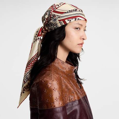 Foulard LV Medieval Flowers 90 S00 Donna Accessori Foulard in seta e Bandeaux | LOUIS VUITTON (Zoom prodotto)