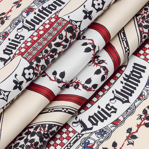 Foulard LV Medieval Flowers 90 S00 Donna Accessori Foulard in seta e Bandeaux | LOUIS VUITTON (Zoom prodotto)